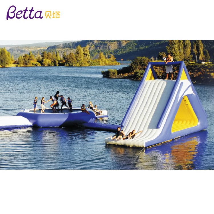 Bettaplay Tobog&aacute;n acu&aacute;tico inflable flotante gigante para exteriores para ni&ntilde;os