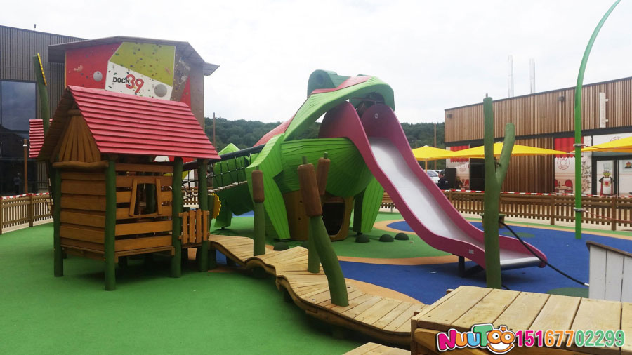 非标游乐+青蛙组合乐园+滑滑梯+儿童游乐设施 (5)