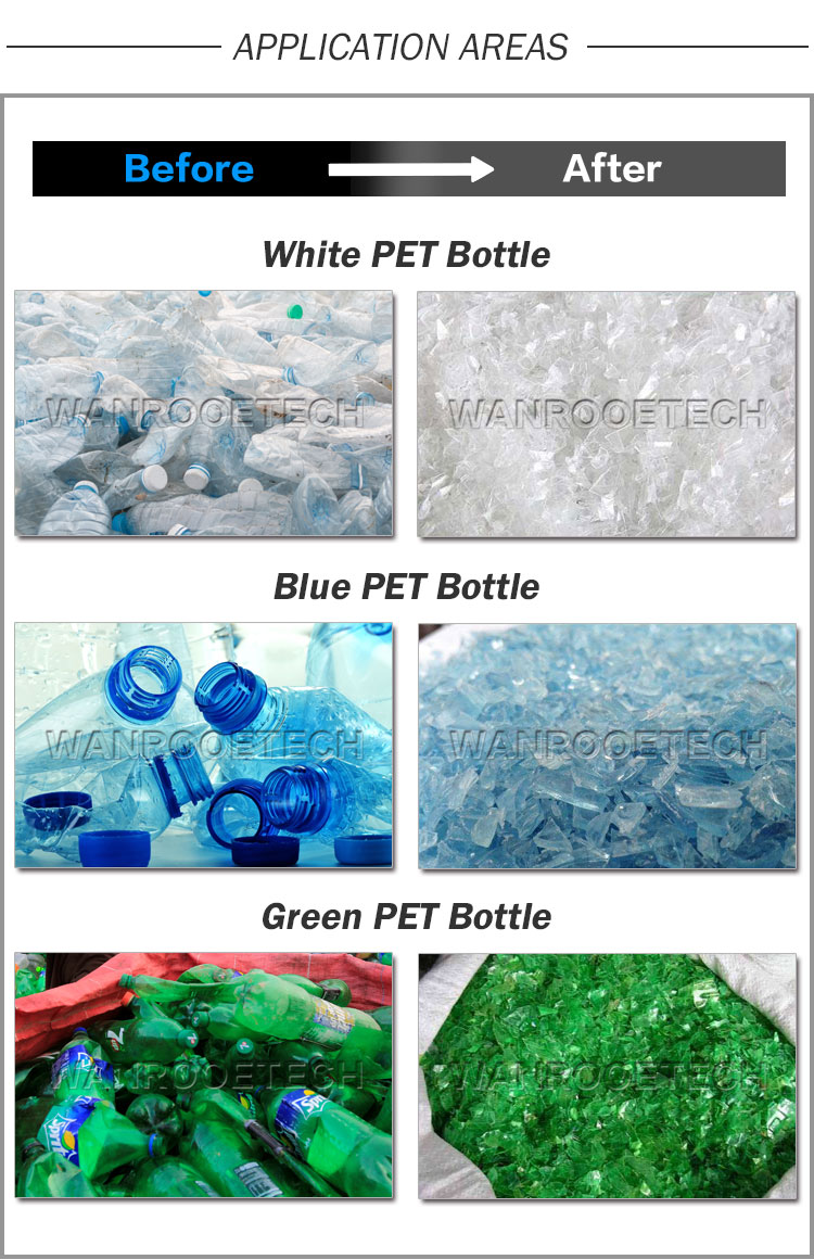 PET bottle recycling plant application PET bottle washing application