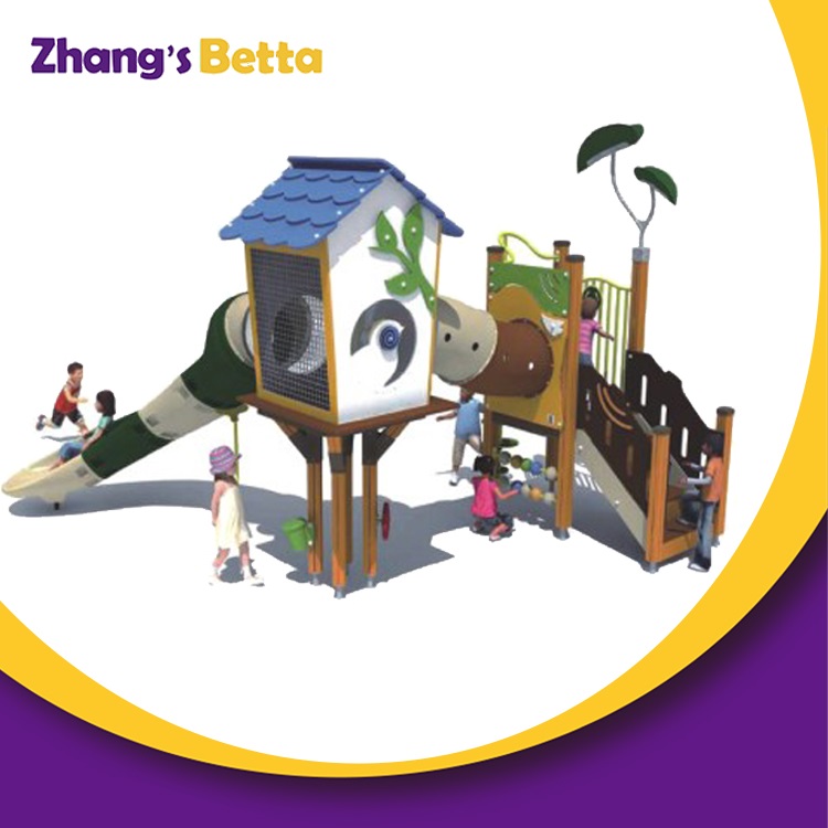 Mini tobogán de estructura de juego para patio de juegos al aire libre para niños