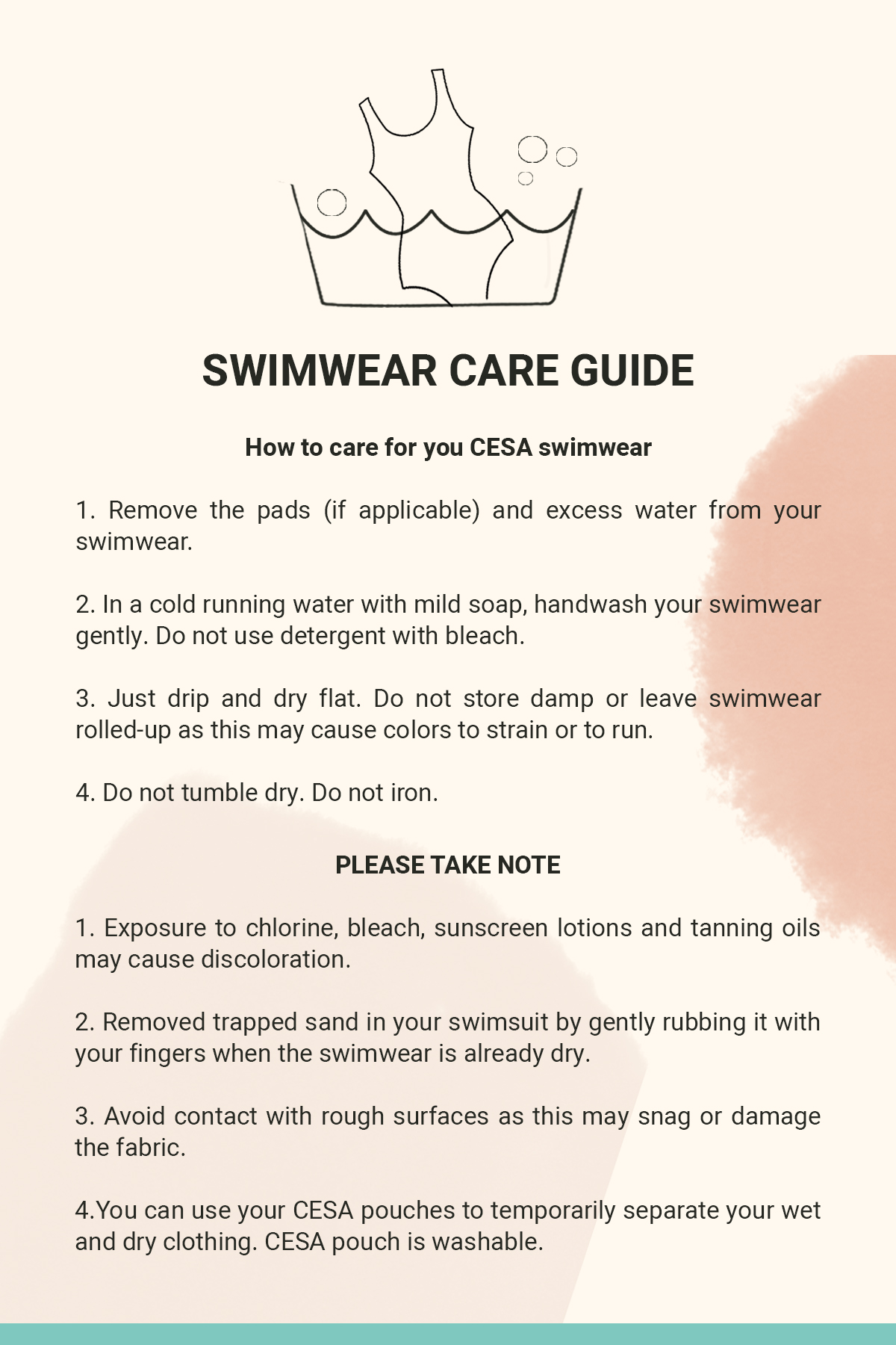 swimwear care guide swimwear care guide