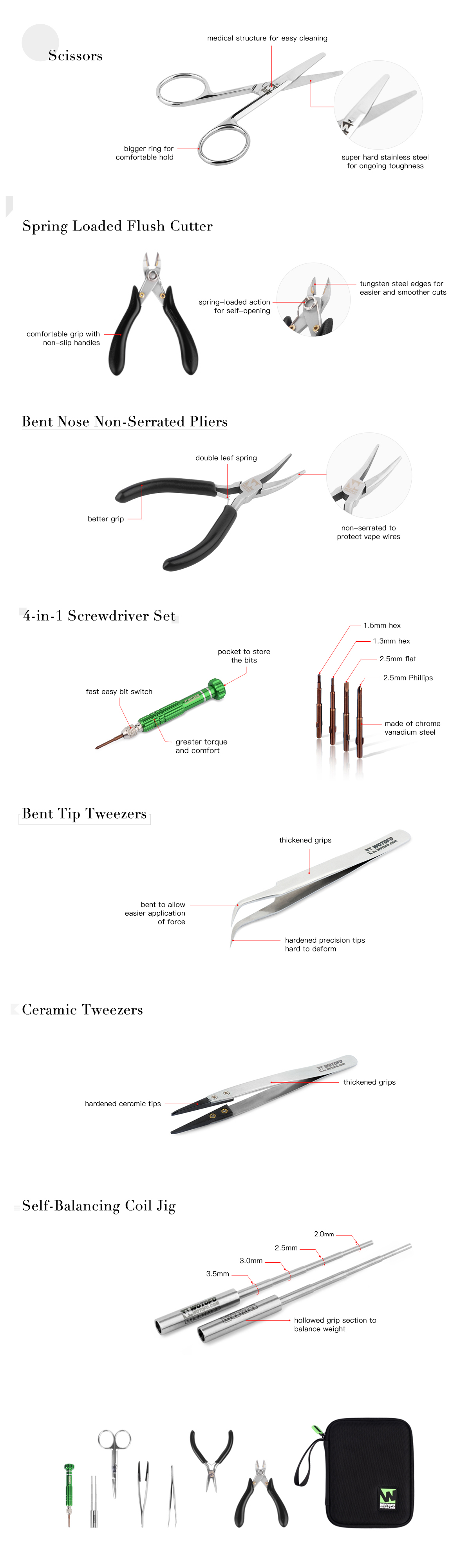 vape tool kit details