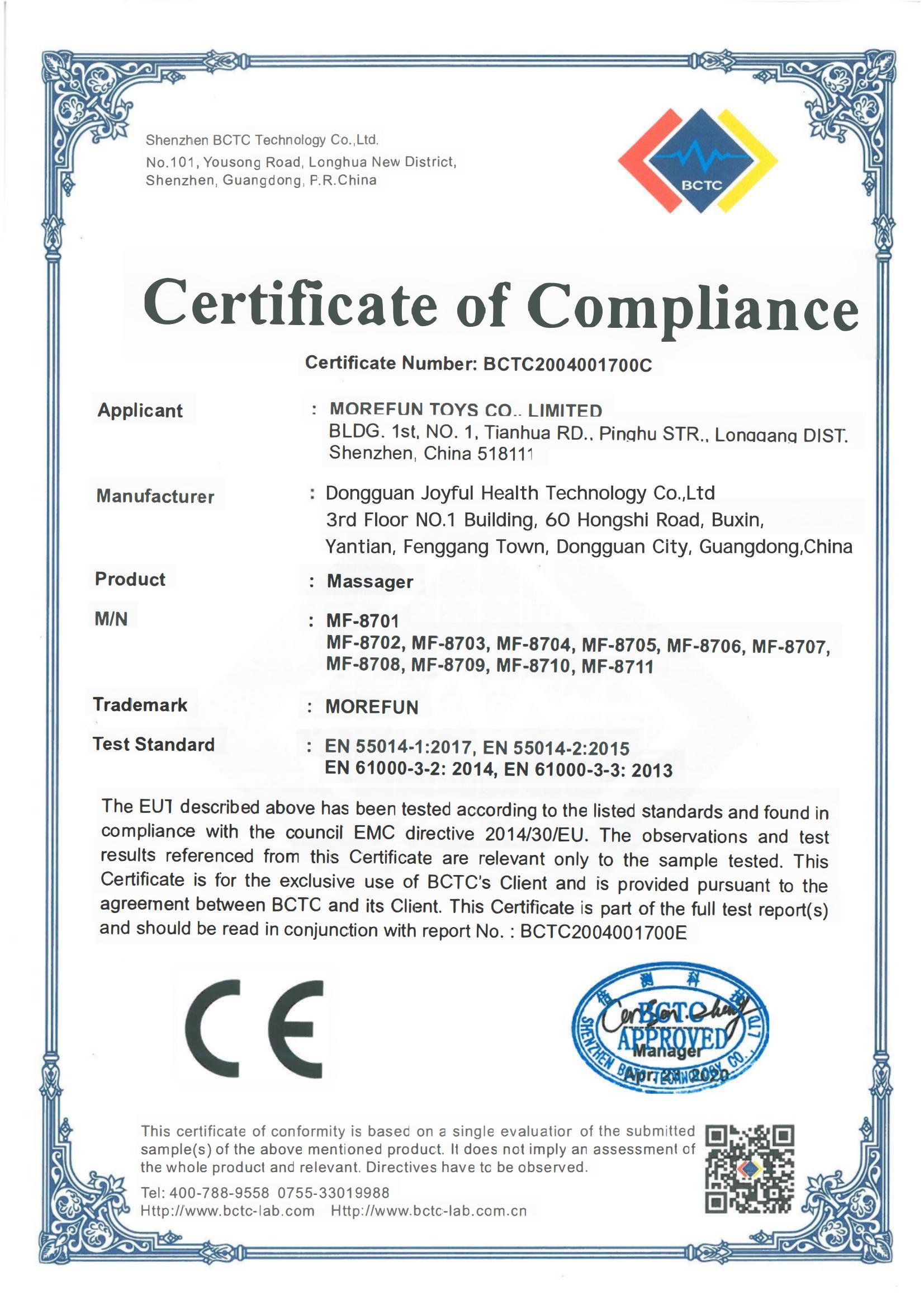 CE | FCC | RoHS | REACH | MSDS | UN38.3