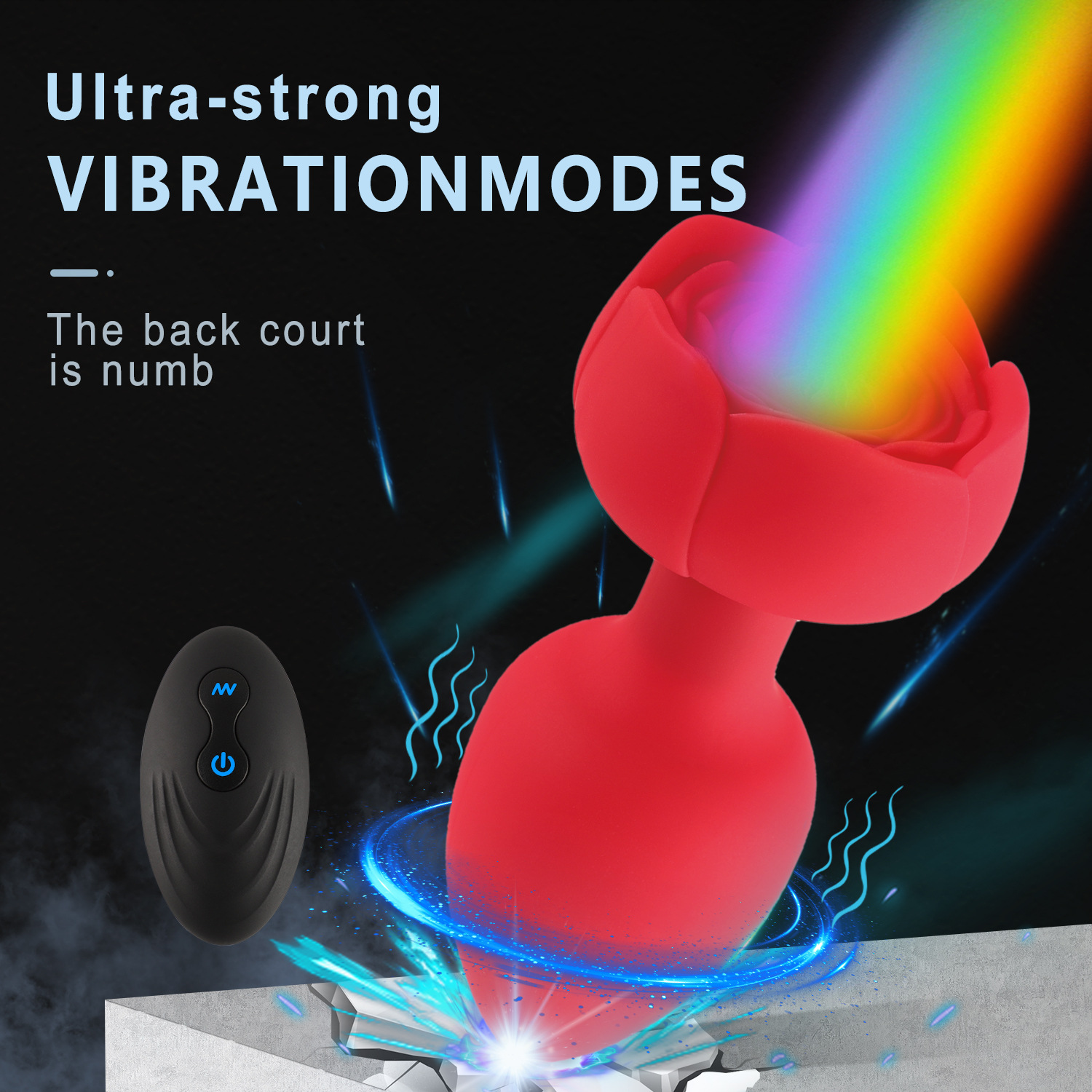 Red--Colorful Glowing Adult Sex Toys