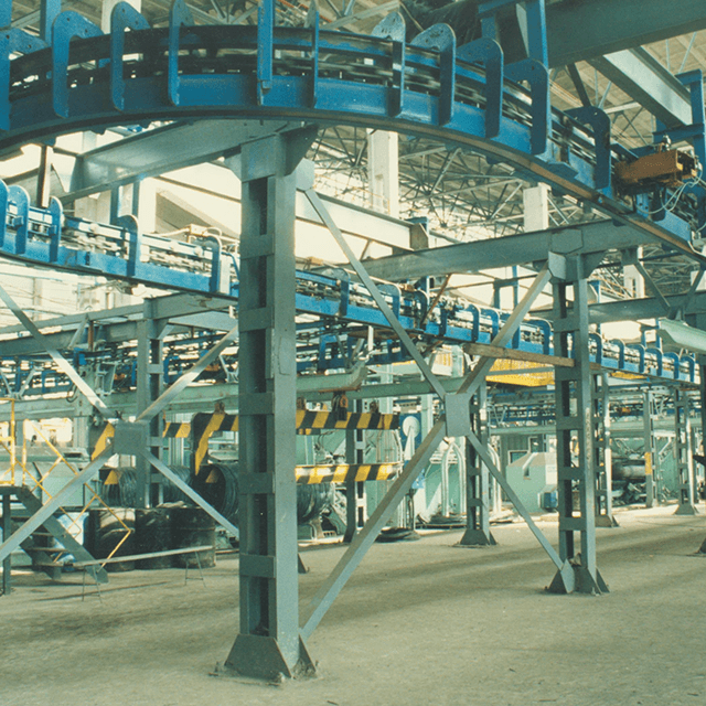 conveyor systems Förderanlagen