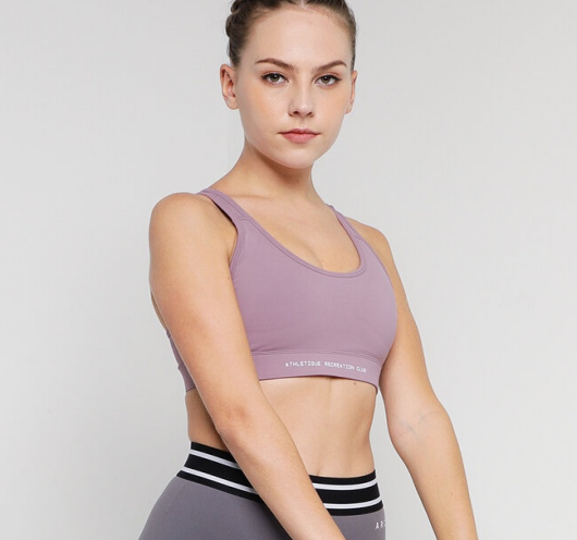 Soutien-gorge de sport violet pour femmes