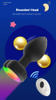 Vibrating Butt Plug Light up Anal Sex Toys