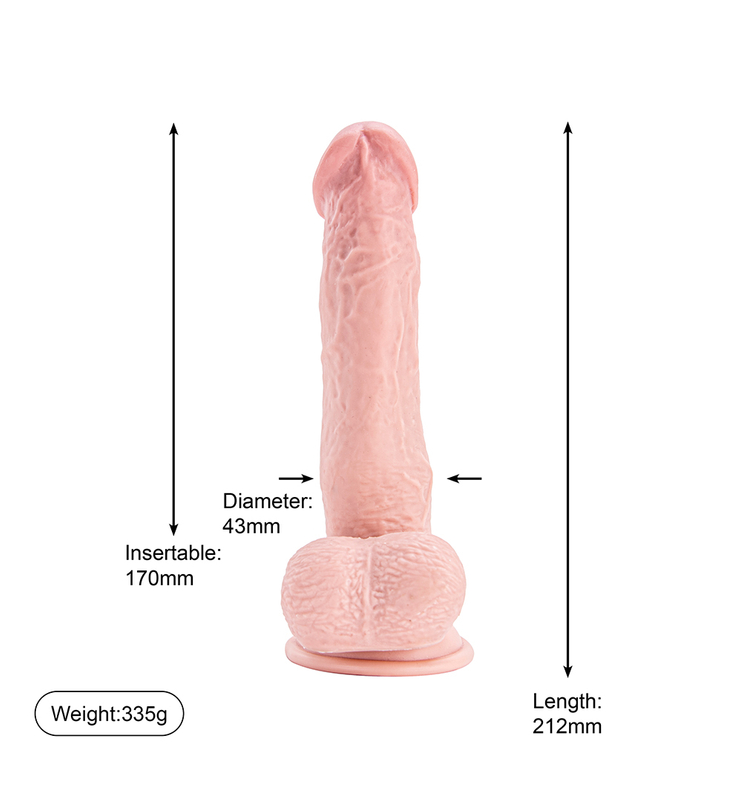 Dual Density Dildo Silicone Sex Toys For Adult Women