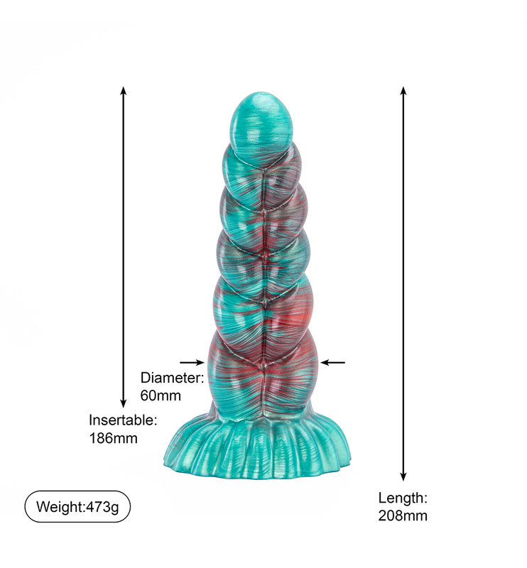 Monster Realistic Dildo Flexible Silicone Dragon Dildo for Women