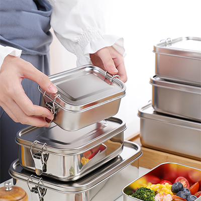 stainless steel lunch box1.4 vlekvrye staal kosblik1.4