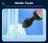 Vibrating Butt Plug Light up Anal Sex Toys