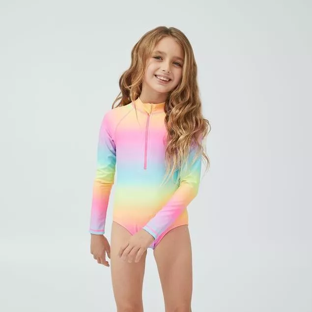 Maillot de bain une pièce sur mesure pour petites filles