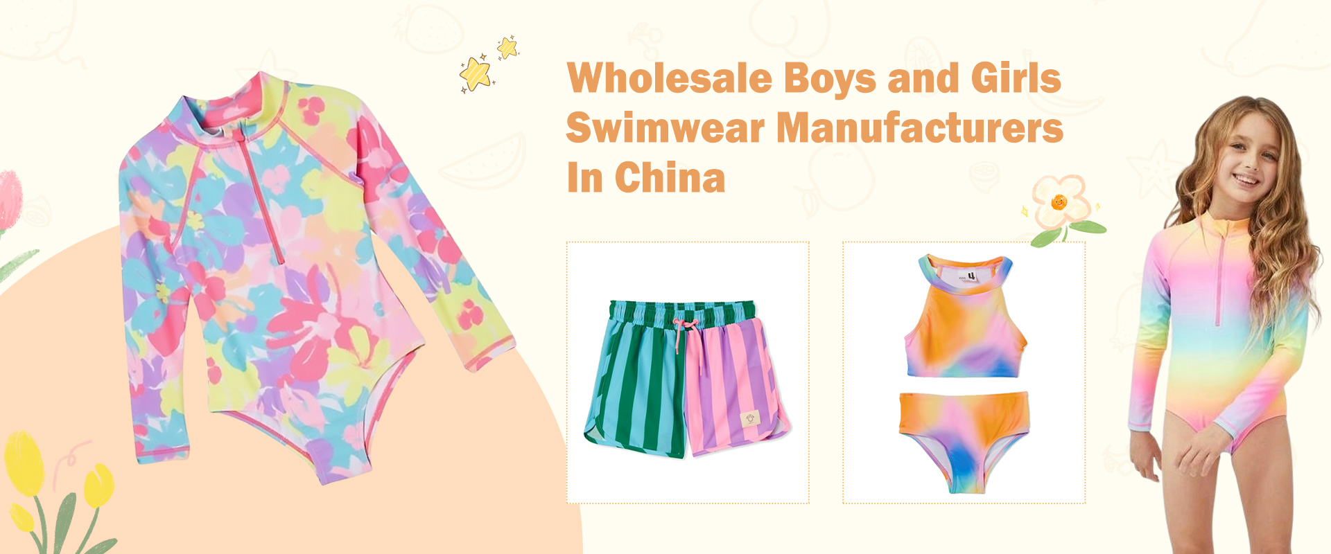 Wholesale Children Swimwear Manufacturer