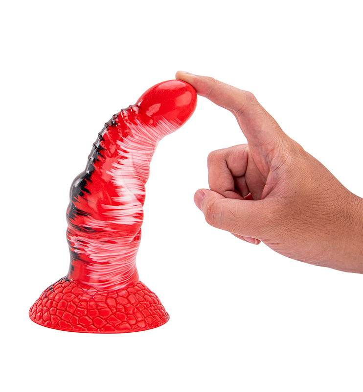 Colorful Realistic Dildo With Unique Design Monster Dildo For Woman