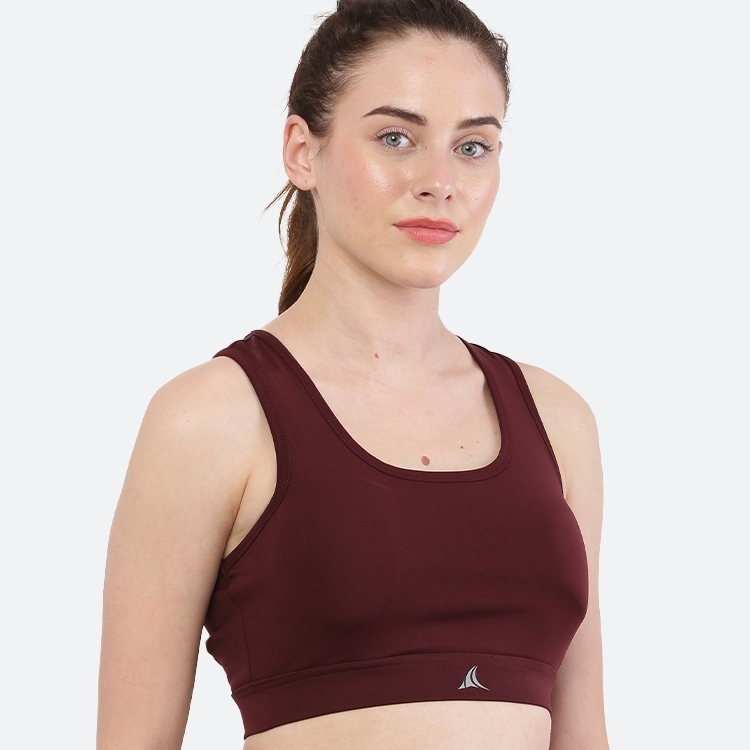 Ropa interior deportiva con tirantes gruesos para mujer