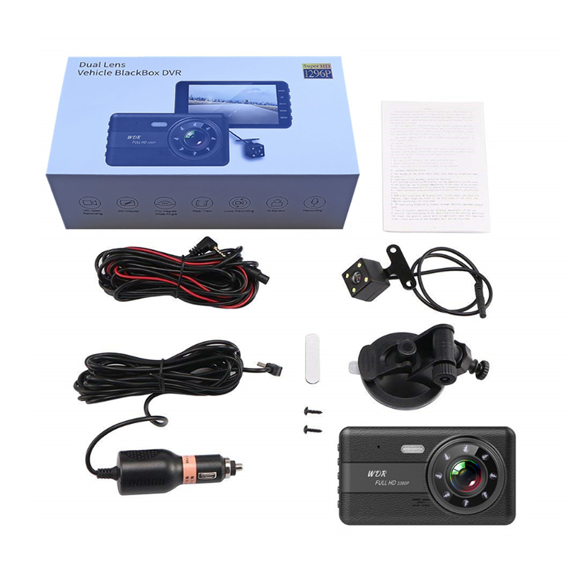 Global version car dvr black box dashcam 170 wide angle dashboard camera recorder vehicle car dash cam 1080p