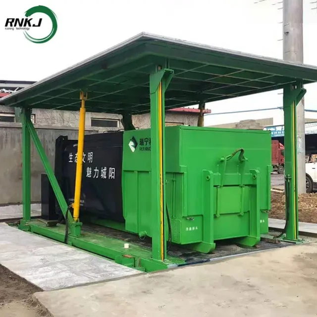 Estaci&oacute;n subterr&aacute;nea de compresi&oacute;n de basura