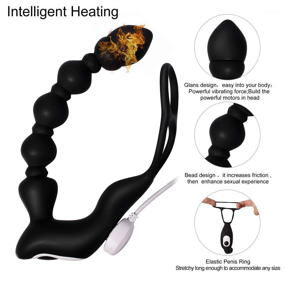 Ergonomic Prostate Stimulator with Remote Control
