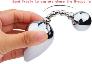 Metal Double-headed Anal Plug 
