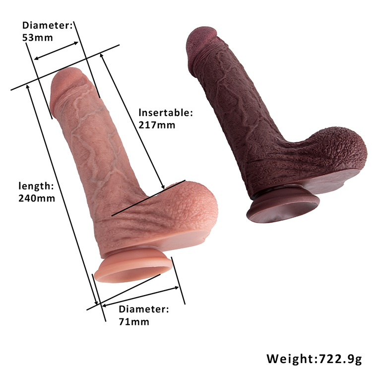 Realistic Silicone Adult Masturbation Dildo for Adult Toy