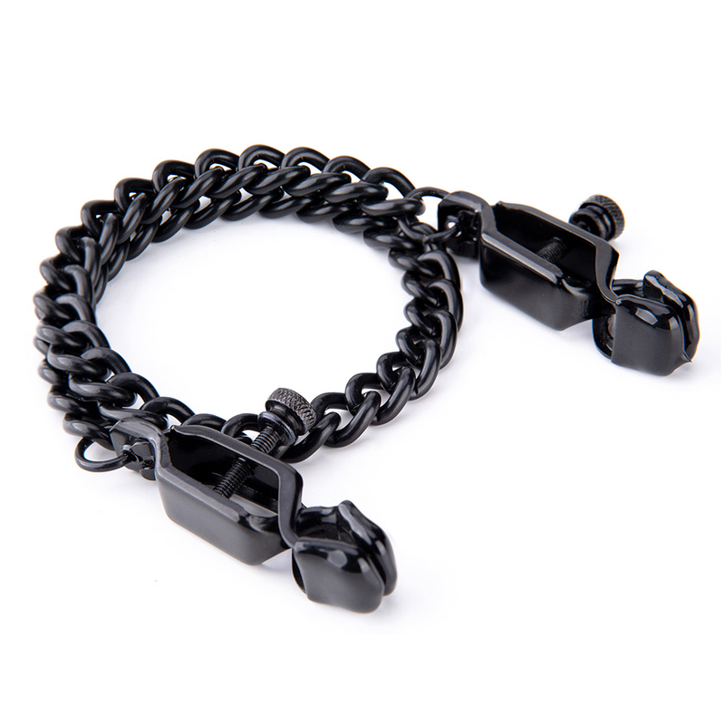  Friendly Best Selling Adjustable Nipple Clamps with Chain Necklace for BDSM
