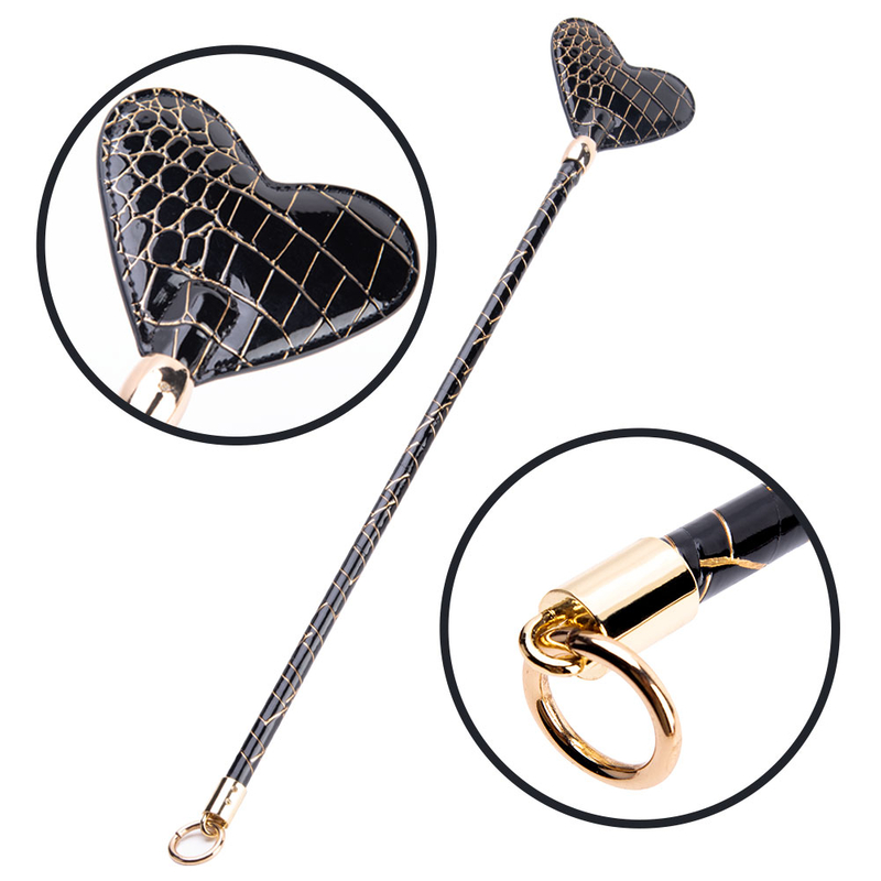 Paddle Soft Leather Heart Love Whip Fetish Sex Toys PU Whip Flogger Products