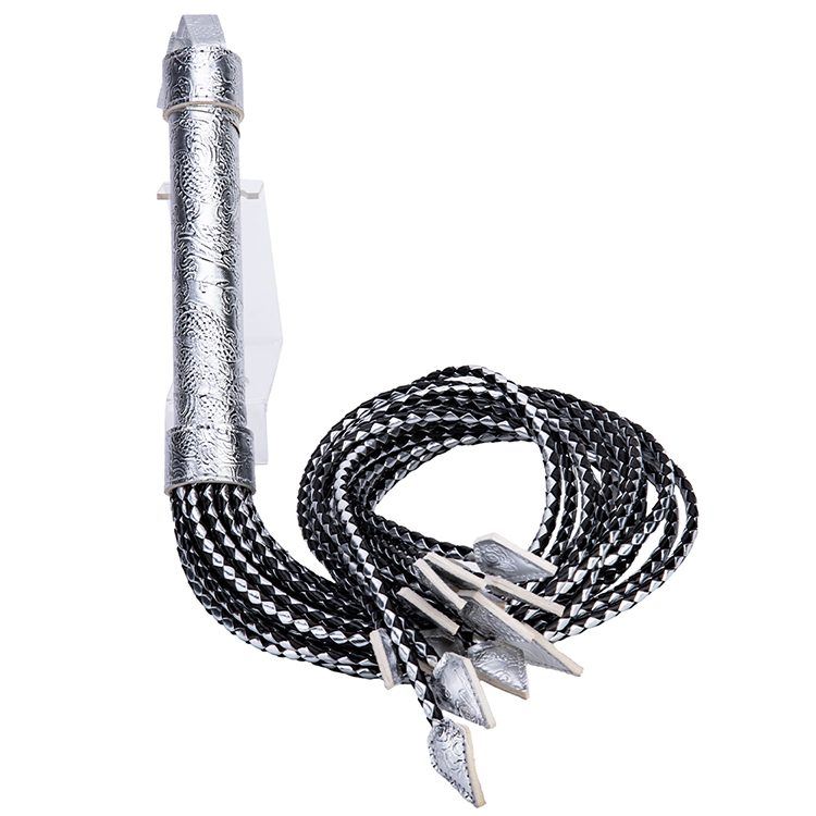 Adult Sex Game Accessories PU Leather Floggers with Whip Design for Male Bondage and BDSM Play