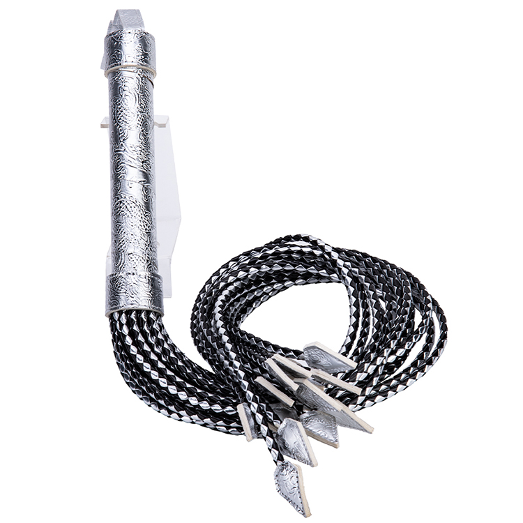 Adult Sex Game Accessories PU Leather Floggers with Whip Design for Male Bondage and BDSM Play