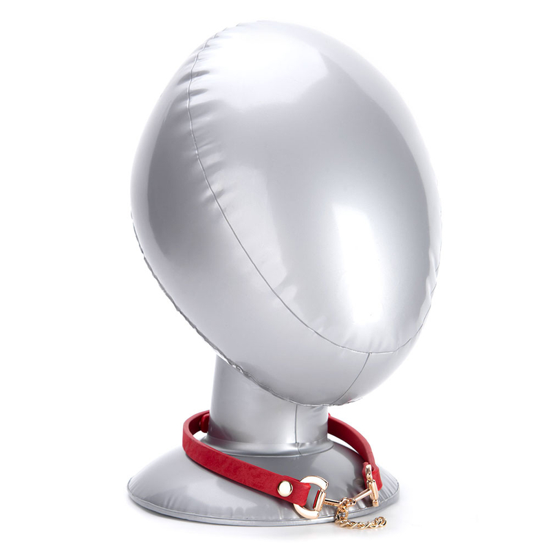 Wholesale Stylish SM Leather Collar with Metal Chain for Adults Exquisite BDSM Leather Choker Necklace Collar for Women and Men