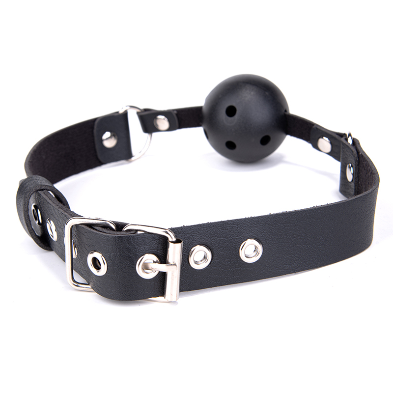 Breathable Mouth Ball Gag for Fetish Ladies Sex Toys Adjustable Silicone BDSM Bondage for Adults