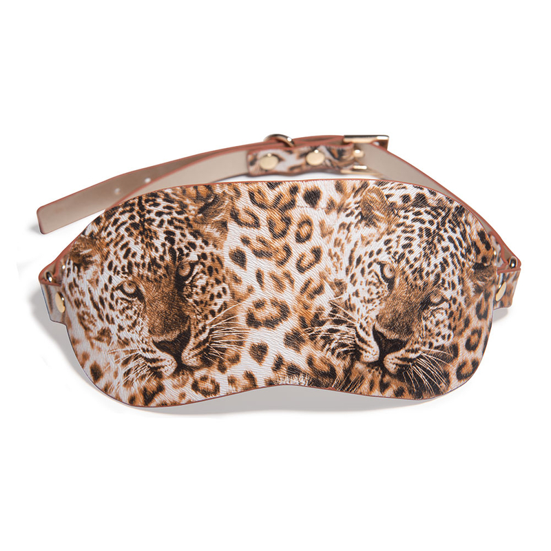 Sexy Tiger Stripe Blindfold for Adults Essential BDSM SM Erotic Slave Sex Tiger Stripe Eye Mask Sex Product Fetish