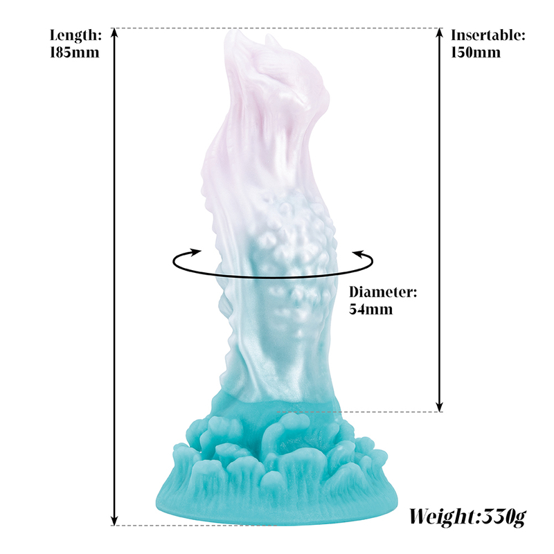 Assorted Color Fantasy Dildos Featuring Huge Animal Penis Dildos 