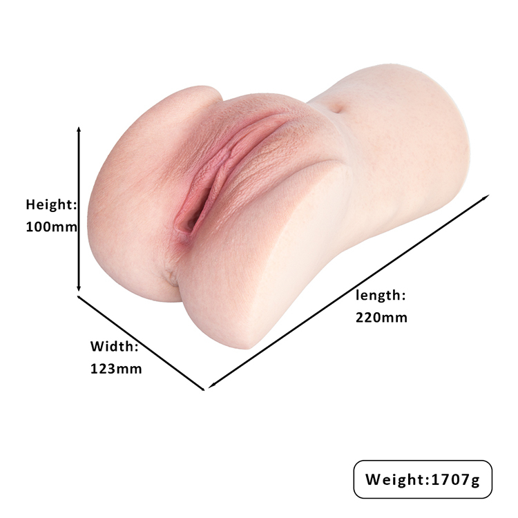 남성용 3D 두꺼운 질 포켓 음모가 포함된 현실적인 액체 실리콘 남성 자위대