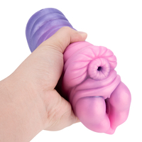 Popular Hot Selling Alien Monster Design Male Masturbation Cup Realistic Soft Silicone Anal Cup Aimed at Men