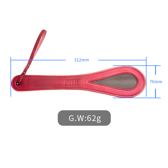 PU Leather Spanking Paddle Novelty Spanker BDSM Bondage Slave Paddle for Adult