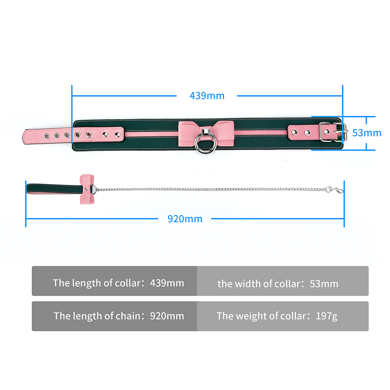 Wholesale Collar and Chain PU Leather Choker Collar Necklace for Women Girl sexy sm jewelry Slave Leather Collar