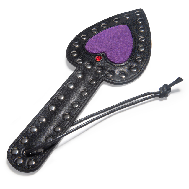 Black Hreat PU Leather Spanking Paddle Slap Clap Flap Whip On Butt With Flirt SM Sex Adult Game Toy for Women Man Couple