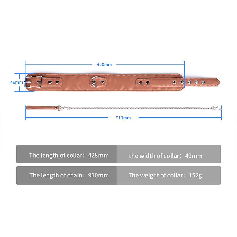 Women Roleplay Sex Toys Adjustable Slave Restraints Adult Products SM Bondage Collar for Couples