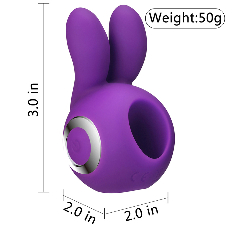 Cute rabbit tongue vibrator USB magnetic charging powerful vibrators