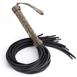 Sex Toys Tools Gold PU Whip SM Products