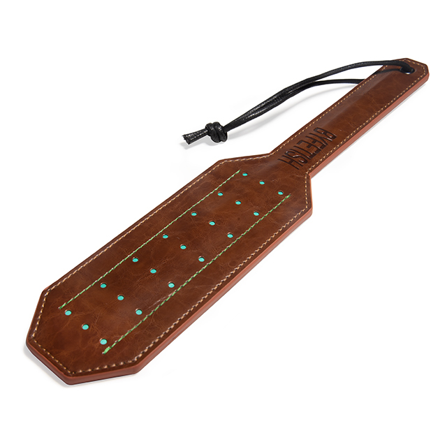 Manufacturer And Supplier Large Wooden Plate Straight PU Leather Bdsm Spanking Sex Whip Adult Game Toys Wood Paddle