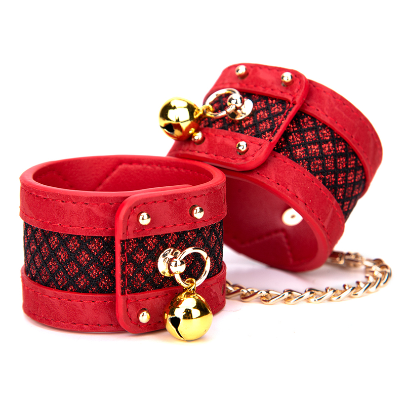 3pcs Set Bed Bondage Set Restraint Adult Game Belt Sex Handcuff Nipple Clamp Whip Collar Kit Sex Toy For Couple Sex Accessories