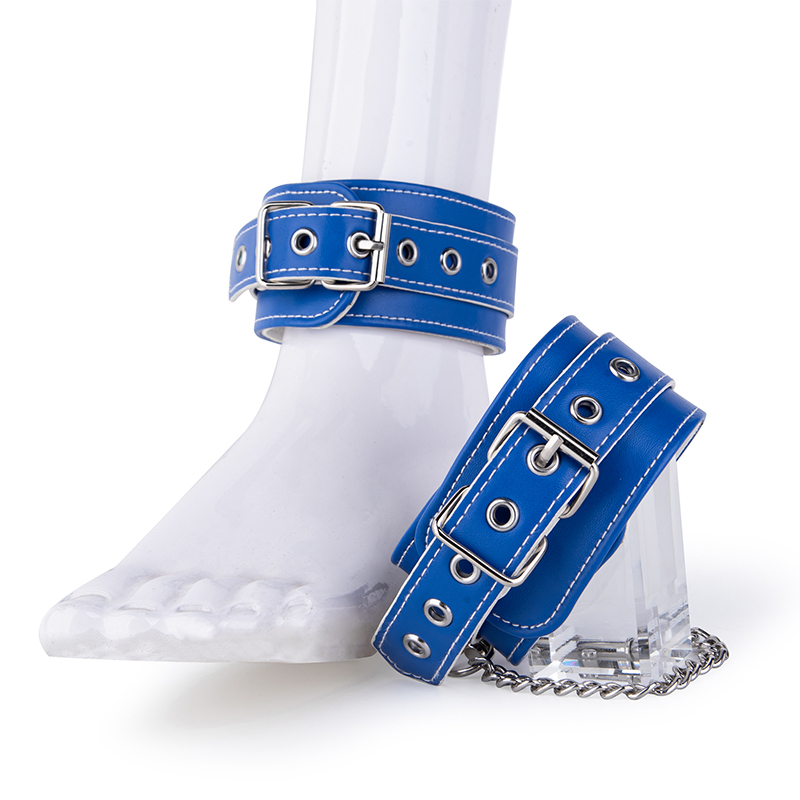 BDSM Erotic Slave PU Leather BDSM Ankle cuffs Anklecuffs Sex Game SM Products Toys