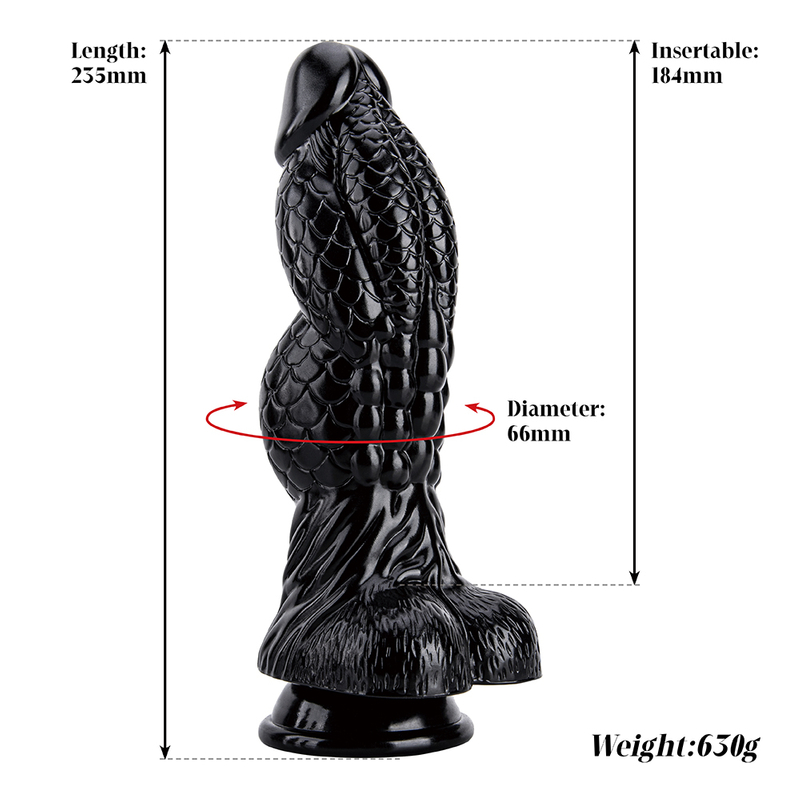 Fantasy Monster Dog Knot Dildo Thick Penis with Strong Suction Cup for Women's Animal Anal Play
