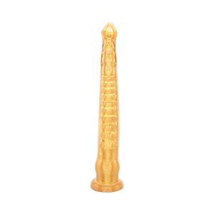 Lifelike Soft PVC Anal Dildo for Beginners Long and Slender Allotype with Strong Suction Cup