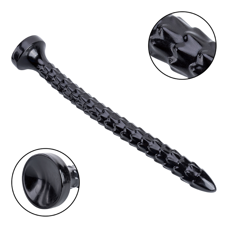 Custom Wholesale Black Long Thin Massage Dildo Fun Toy for Couples