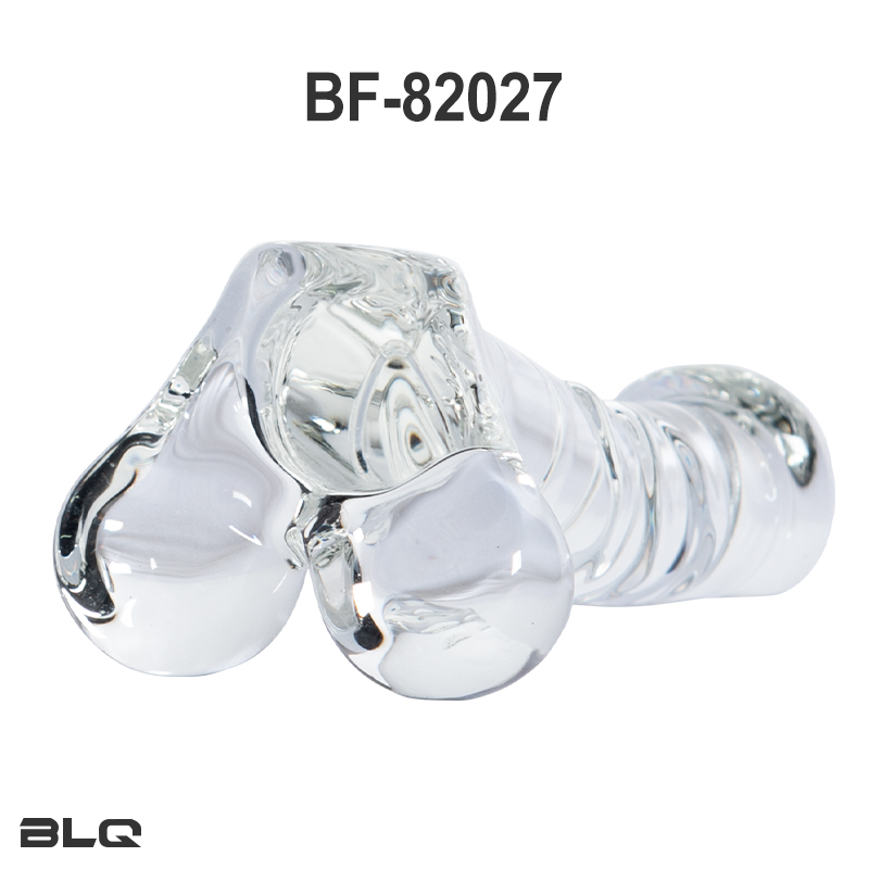 Big Balls Glass Dildo