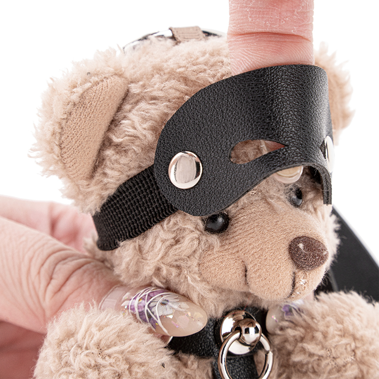 Key Chain PU Leather BDSM Bear Harness Bear