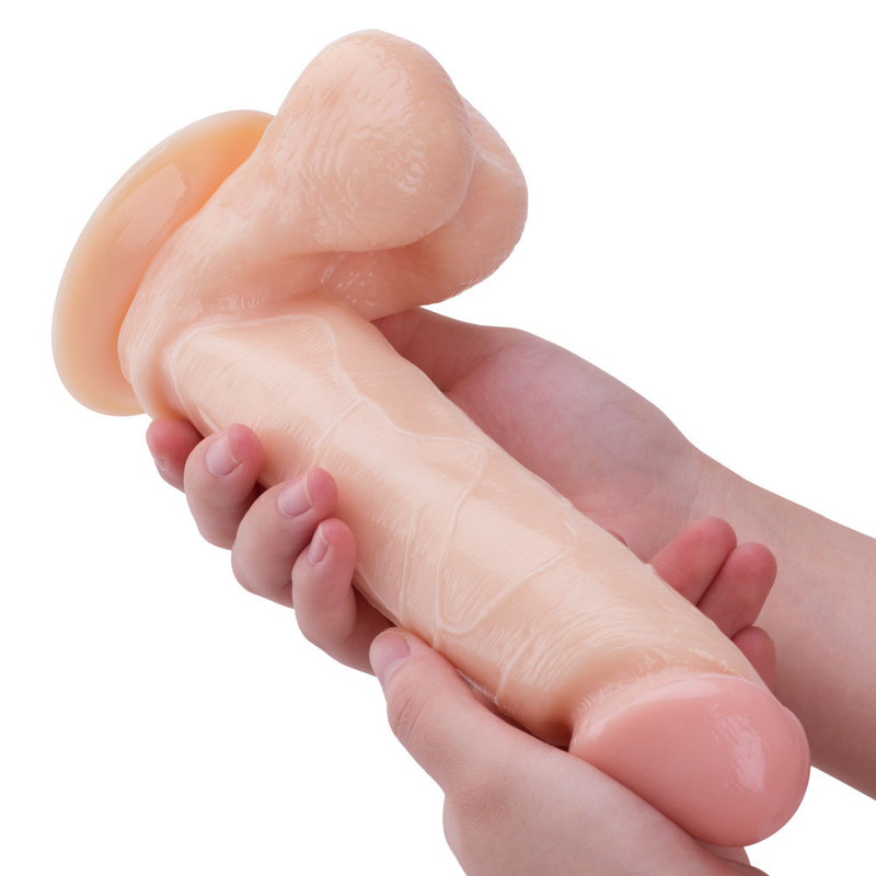 Realistic Pathalate Free Thick PVC Dildo