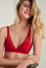 Soutien-gorge en dentelle pour femmes, conception triangulaire